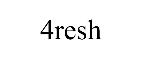 Trademark Logo 4RESH