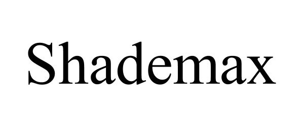 Trademark Logo SHADEMAX