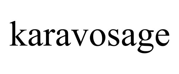 Trademark Logo KARAVOSAGE