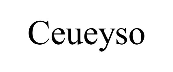 Trademark Logo CEUEYSO