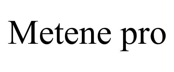Trademark Logo METENE PRO