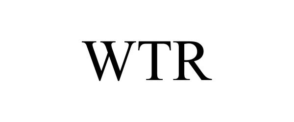 Trademark Logo WTR