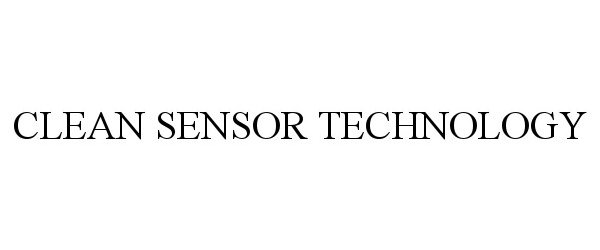 Trademark Logo CLEAN SENSOR TECHNOLOGY