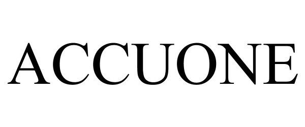 Trademark Logo ACCUONE