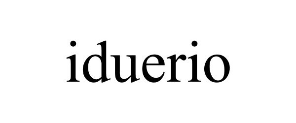 Trademark Logo IDUERIO