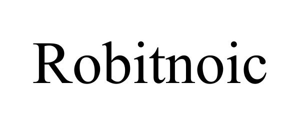 Trademark Logo ROBITNOIC