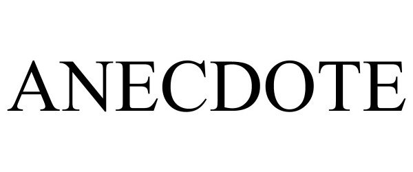 Trademark Logo ANECDOTE