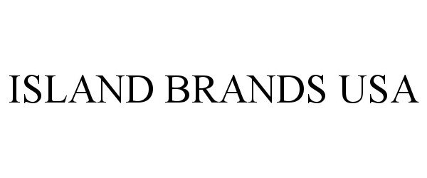 Trademark Logo ISLAND BRANDS USA