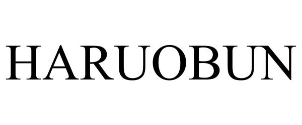Trademark Logo HARUOBUN