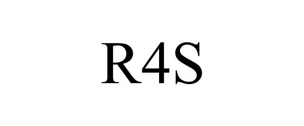 Trademark Logo R4S