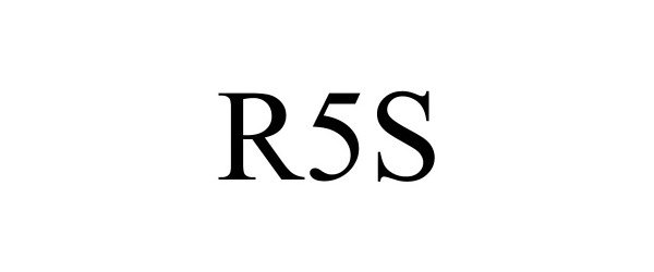 Trademark Logo R5S
