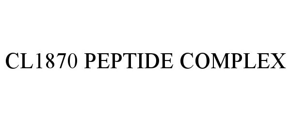 Trademark Logo CL1870 PEPTIDE COMPLEX