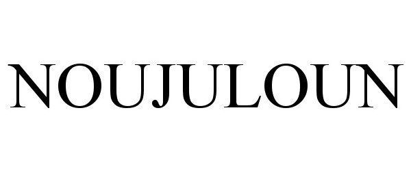 Trademark Logo NOUJULOUN