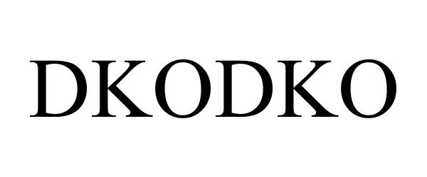 Trademark Logo DKODKO