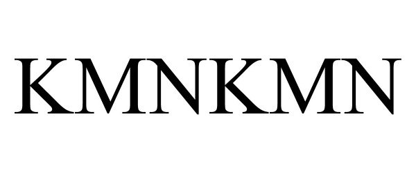 Trademark Logo KMNKMN