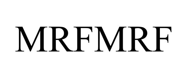 Trademark Logo MRFMRF