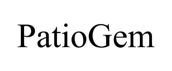 Trademark Logo PATIOGEM