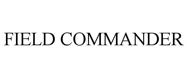 Trademark Logo FIELD COMMANDER