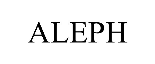 Trademark Logo ALEPH