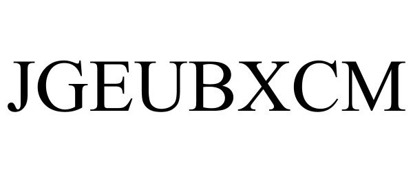Trademark Logo JGEUBXCM