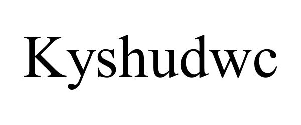 Trademark Logo KYSHUDWC