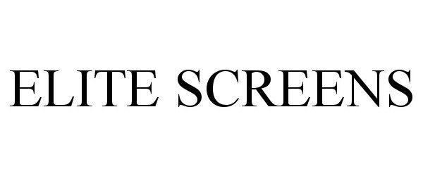 Trademark Logo ELITE SCREENS