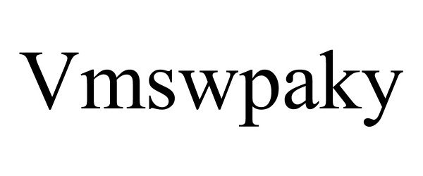 Trademark Logo VMSWPAKY