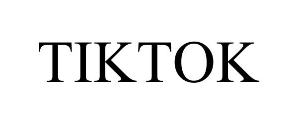 Trademark Logo TIKTOK