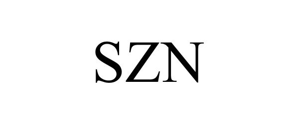 Trademark Logo SZN