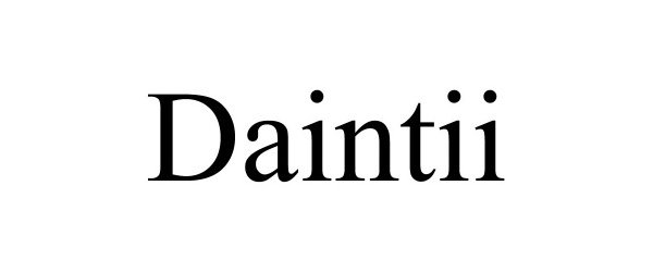 Trademark Logo DAINTII