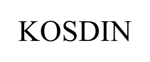 Trademark Logo KOSDIN