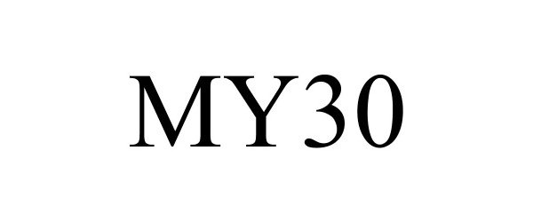 Trademark Logo MY30