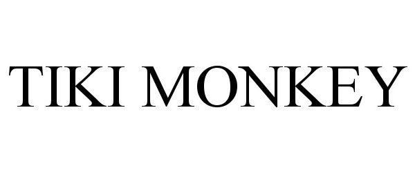 Trademark Logo TIKI MONKEY
