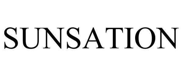 Trademark Logo SUNSATION