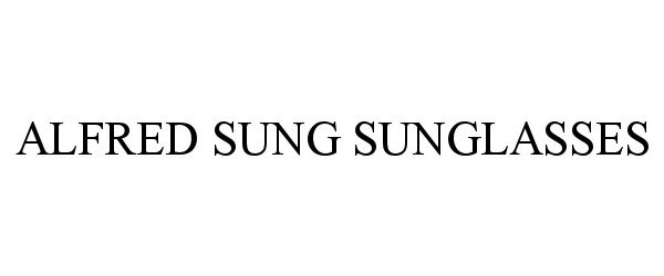  ALFRED SUNG SUNGLASSES