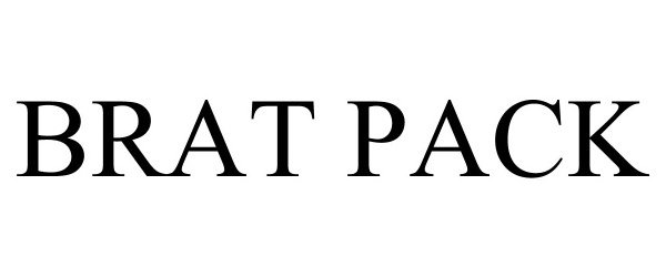 Trademark Logo BRAT PACK