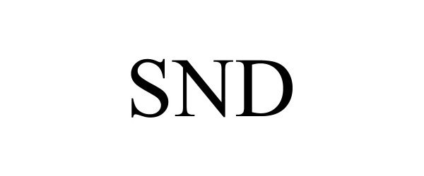 Trademark Logo SND