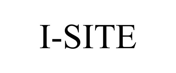 Trademark Logo I-SITE