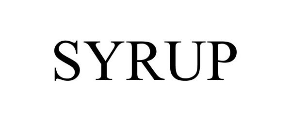 Trademark Logo SYRUP