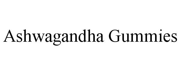 Trademark Logo ASHWAGANDHA GUMMIES
