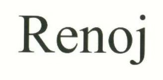 Trademark Logo RENOJ