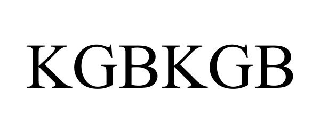 Trademark Logo KGBKGB