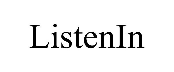 Trademark Logo LISTENIN