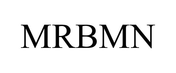 Trademark Logo MRBMN