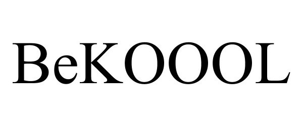 Trademark Logo BEKOOOL