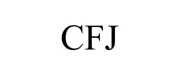 Trademark Logo CFJ