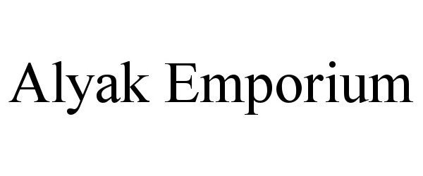 Trademark Logo ALYAK EMPORIUM