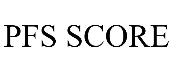 Trademark Logo PFS SCORE