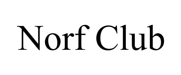 Trademark Logo NORF CLUB