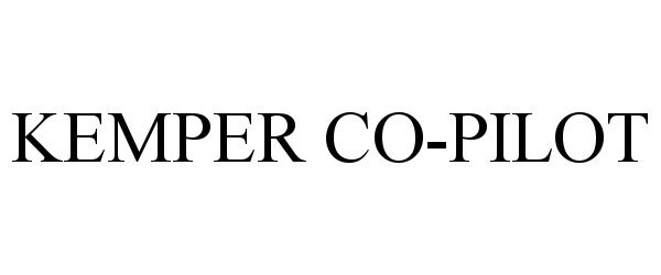 Trademark Logo KEMPER CO-PILOT